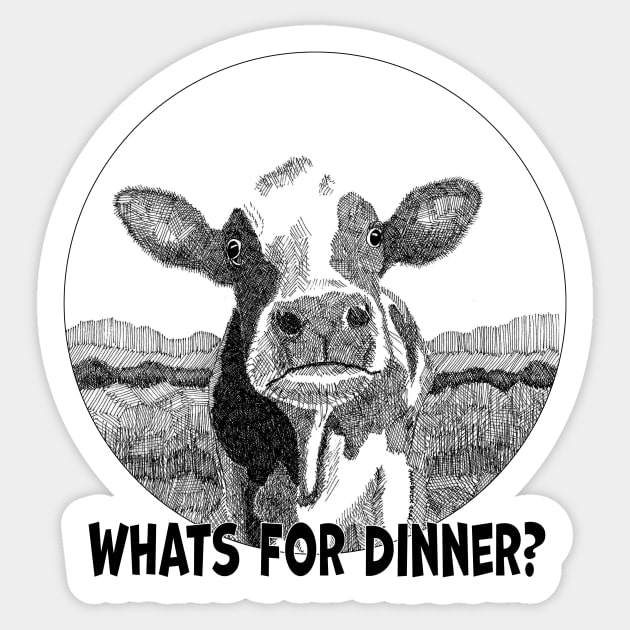 What's For Dinner? Sticker by MMcBuck